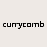 currycomb是什么意思