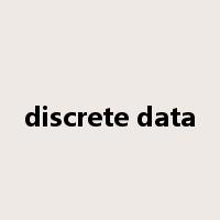 discrete data是什么意思