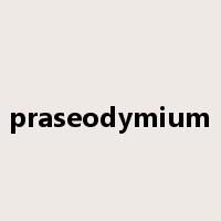 praseodymium是什么意思