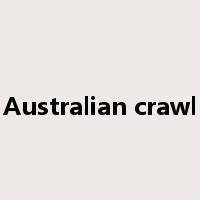 Australian crawl是什么意思