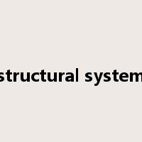 structural system是什么意思