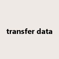 transfer data是什么意思