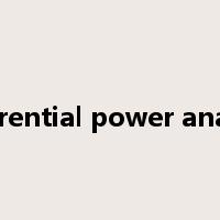 differential power analysis是什么意思