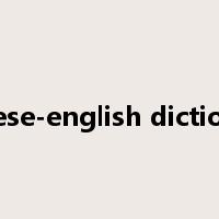 chinese-english dictionary是什么意思