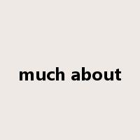 much about是什么意思
