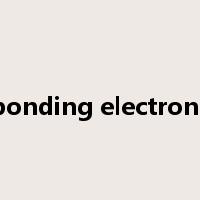 bonding electrons是什么意思