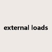 external loads是什么意思