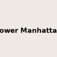 Lower Manhattan是什么意思
