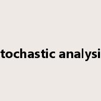 stochastic analysis是什么意思