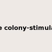 granulocyte colony-stimulating factor是什么意思