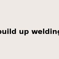 build up welding是什么意思