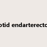 carotid endarterectomy是什么意思