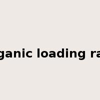 organic loading rate是什么意思