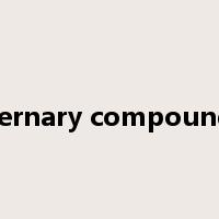 ternary compound是什么意思