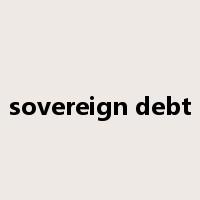 sovereign debt是什么意思