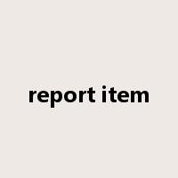report item是什么意思