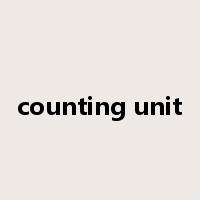 counting unit是什么意思
