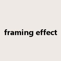 framing effect是什么意思