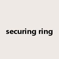 securing ring是什么意思
