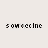 slow decline是什么意思