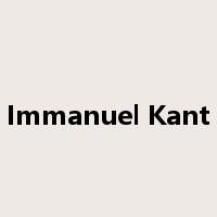 Immanuel Kant是什么意思