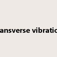 transverse vibration是什么意思