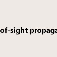 line-of-sight propagation是什么意思