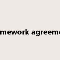 framework agreement是什么意思