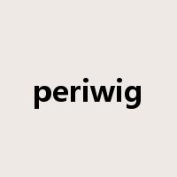 periwig是什么意思