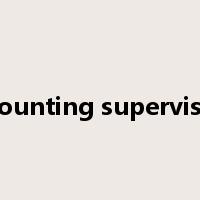 accounting supervision是什么意思