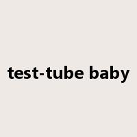 test-tube baby是什么意思