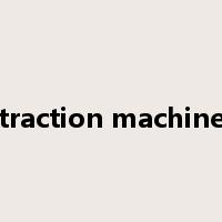 traction machine是什么意思