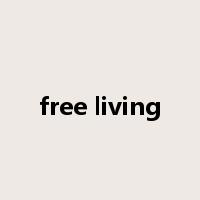 free living是什么意思