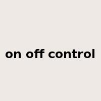 on off control是什么意思