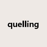 quelling是什么意思