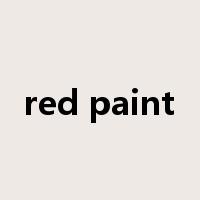 red paint是什么意思