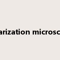 polarization microscope是什么意思