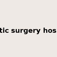 plastic surgery hospital是什么意思