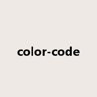 color-code是什么意思