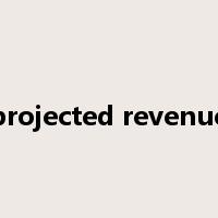 projected revenue是什么意思
