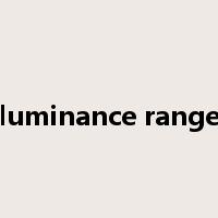 luminance range是什么意思