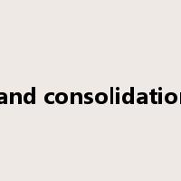 land consolidation是什么意思