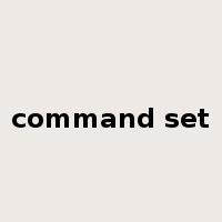 command set是什么意思