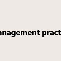 management practice是什么意思