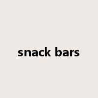 snack bars是什么意思