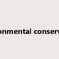 environmental conservation是什么意思