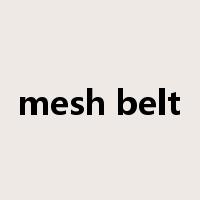 mesh belt是什么意思