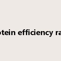 protein efficiency ratio是什么意思