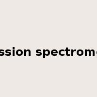 emission spectrometry是什么意思