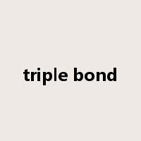 triple bond是什么意思